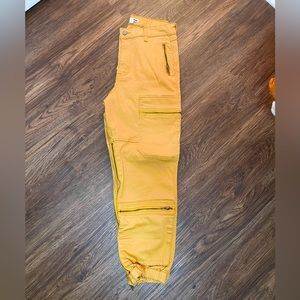 Mustard Yellow Utility Jogger Pant